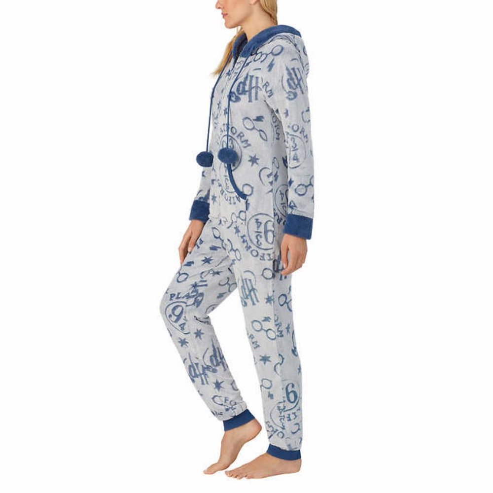 NWT Wizarding World Harry Potter Ladies' One-Piece Pajama Romper Onesie - Medium